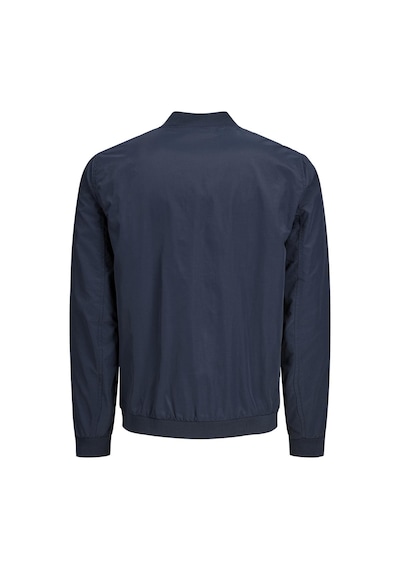 Jack & Jones Büyük Beden Beyzbol Yaka Bomber Ceket- Rush - 12173990 Navy Blazer