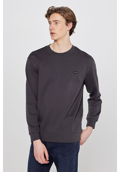 Wrangler Pamuklu Regular Fit Normal Kesim Bisiklet Yaka Logo Detaylı Sweatshirt Gri Wrangler Pamuklu Regular Fit Normal Kesim Bisiklet Yaka Logo Detaylı Sweatshirt Gri