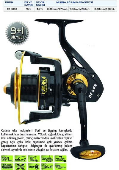 Effe Catana Ct 8000 9+1 Bb Olta Makinesi 4.7.1 Dr