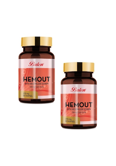 2 Adet Hemout Bitki Ekstreleri Içeren Kapsül 60 Kapsül 370 MG.