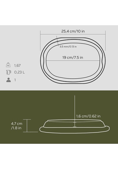 Ayrex Pişirme Kabı, Lv Eco Hp 1219 T13 K4 Oval Pişirme Gözü Ve Ahşap Plaka, Ölçüler 12 X 19 Cm, Dökme Demir, S Diğer