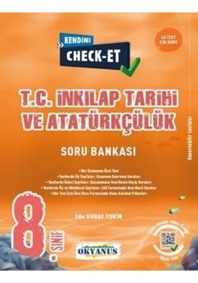 8. Sınıf Kendini Check - Et Inkılap Tarihi Ve Atatürkçülük Soru B