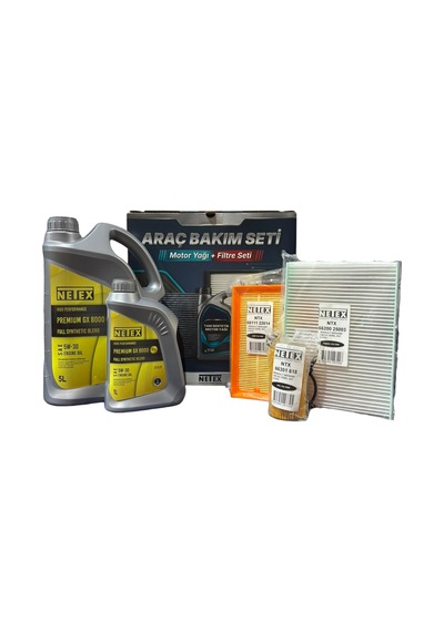 Netex Standart Bakim Seti Renault Megane 1461cc Dizel Dci 117ps Model Yili 2020-2025 Ntx Bkm Eco