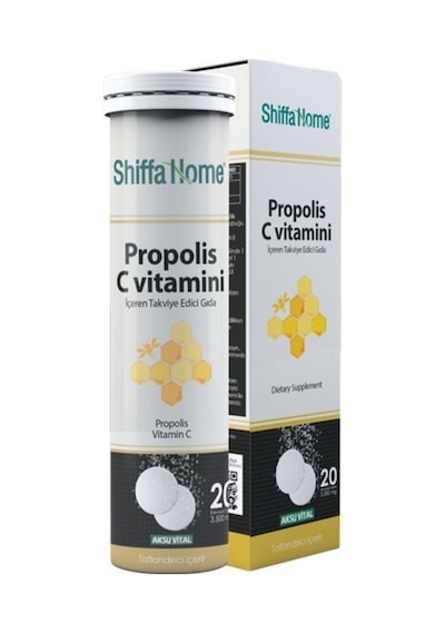 Shiffa Home C Vitaminli Propolis Efervesan 20 Tablet 3500 mg