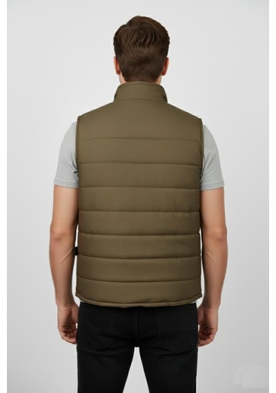Bigazzi Erkek Spor Hakim Yaka Yelek Regular Kalıp 959-309 Bgl-st04875 Camel