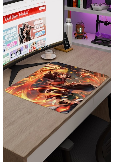 Gaming Genshin Impact Anime Gacha V1 - 48x40 Xl Gaming Mouse Pad Fare Altlığı