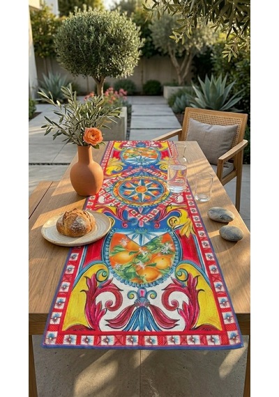 Solea Limoncello Azure Runner Çok Renkli
