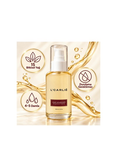 L'carlie Hair Nourisher Saç Yağı - Besleyici Parlaklık
