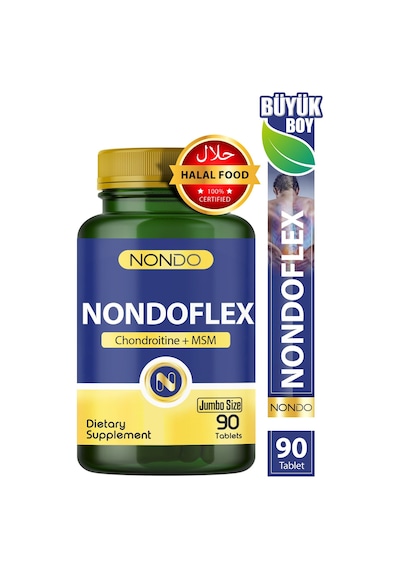 Nondo Flex 90 Tablet Jumbo Boy Glukozamin Glucosamine Kondrotin Msm Tip 2 Kolejen Akgünlük Eki