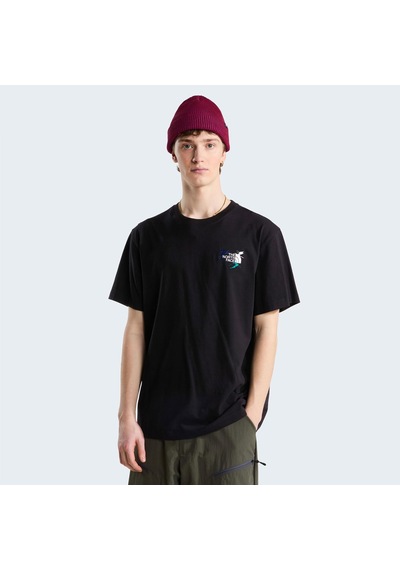 The North Face U Off Pıste Embro Rlx Ss Tee-graphıc Unisex Tişört Nf0a8ja5jk31 Siyah