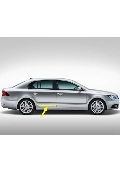 Skoda Superb MK2 2014-2015 Sağ Arka Kapı Krom Çıtası 3T0853754