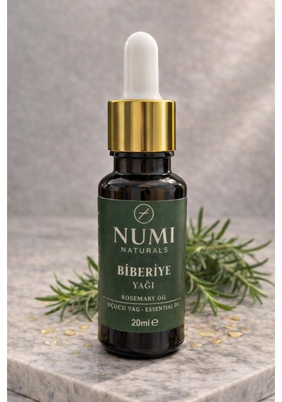Biberiye Yağı 20 Ml Saf Uçucu Biberiye Yağı Saç Bakım Yağı, Aromaterapi Ve Masaj Yağı