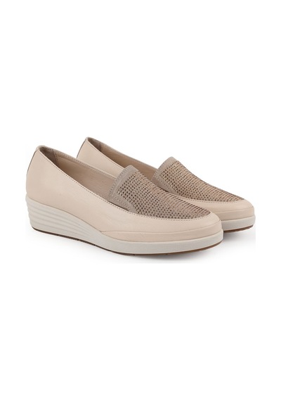 Mamma Mia Kadın Günlük Ayakkabı Slip-on Taşlı Kalın Taban Hakiki Deri Anne Ayakkabısı 26y-7670 Krem Mamma Mia Kadın Günlük Ayakkabı Slip-on Taşlı Kalın Taban Hakiki Deri Anne Ayakkabısı 26y-7670 Krem