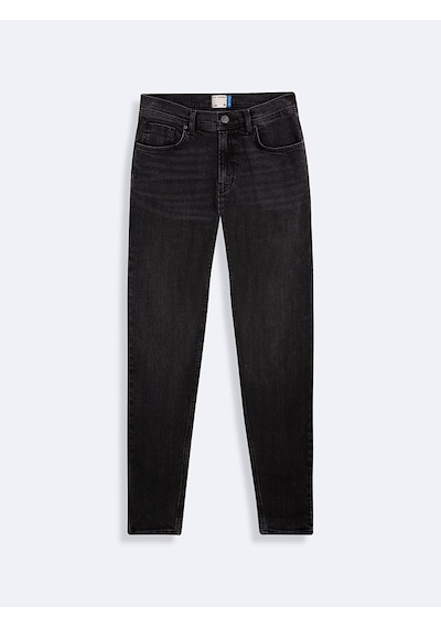 LTB New Smarty Dar Paça Orta Bel Mavi Jean Pantolon Koyu Gri