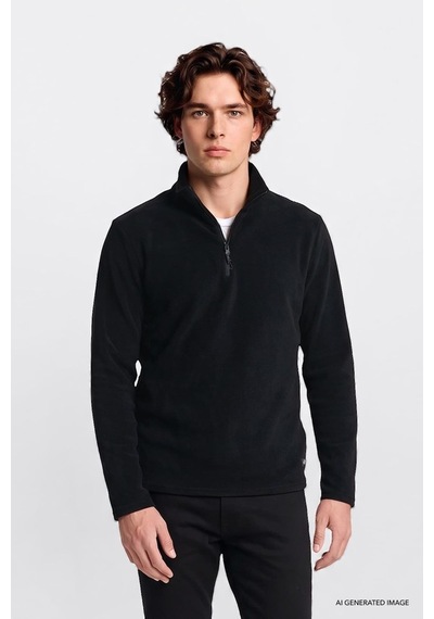 Lee 27k L2620001001 Yarä M Fermuar Polar Siyah