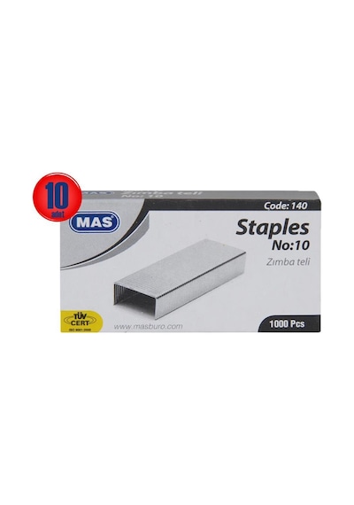 Mas 140 Zımba Teli No 10 Beyaz 10 Paket
