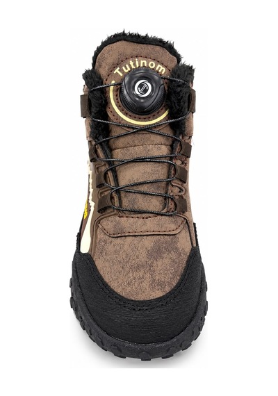 Tutınom Çocuk Mekanizma Bağcıklı Sportif Tasarım İçi Tüylü Outdoor Trekking Bot Kahverengi Tutınom Çocuk Mekanizma Bağcıklı Sportif Tasarım İçi Tüylü Outdoor Trekking Bot Kahverengi