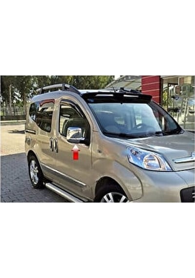 Fiat Fiorino 3'lü Krom Set Yan Kapı Çıtası+kapı Kolu+ Ayna Kapağı Paslanmaz Çelik