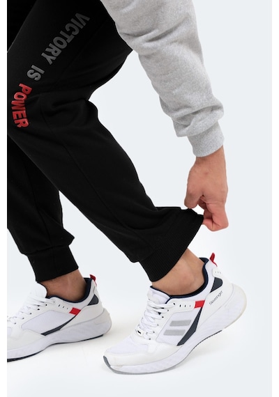 Slazenger NAHAL I Erkek Cepli Siyah Eşofman Altı