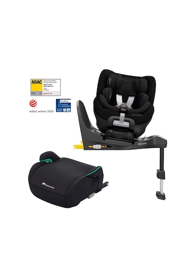 Maxi-cosi Mica 360 Pro 0-18 Kg Black - Bebeconfort Gaiafix 15-36 Kg Black Oto Koltuğu Paketi