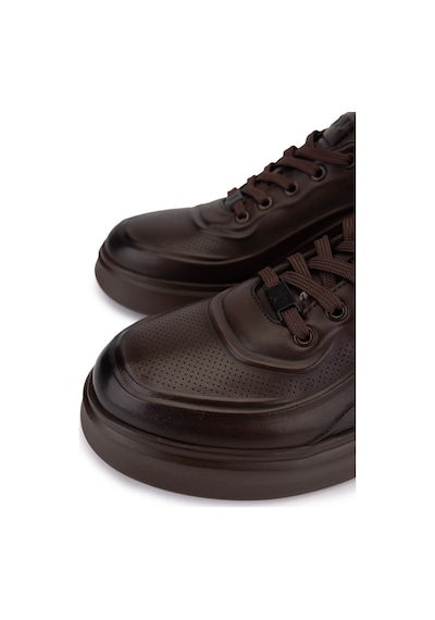 Tamer Tanca Erkek Hakiki Deri Kahverengi Sneakers & Spor Ayakkabı 298 2850-6e01 Erk Ayk Sk25-26 Kahve Dr Kahve