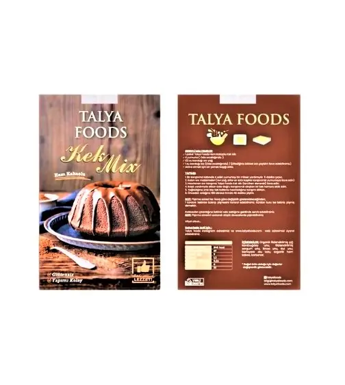 Talya Foods Glutensiz Kolay Yap Ham Kakaolu Kek Mix 270g