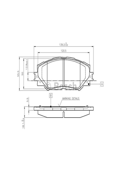 BOSCH 986494240 ÖN BALATA Corolla Uyumlu 1.6 09- 1.8 07--AURIS 1.4 1.6
