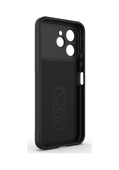Tecno Spark 40 Kılıf Esnek Tpu Oyuklu Arka Yüzey Tasarımlı Zore Etnik Silikon Kapak Koyu Yeşil