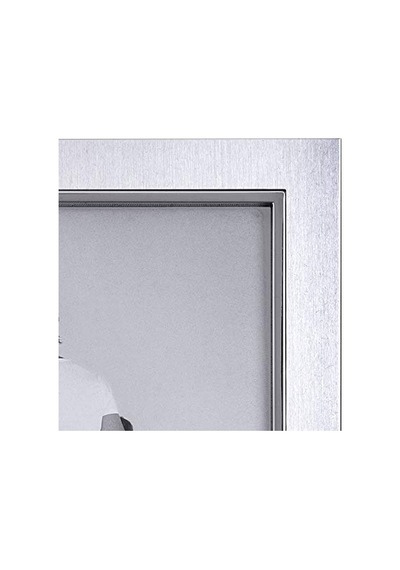 Ayrex Designs Uptown Mat Gümüş Gümüş Moda Metal Çerçeve 8x10 Gümüş