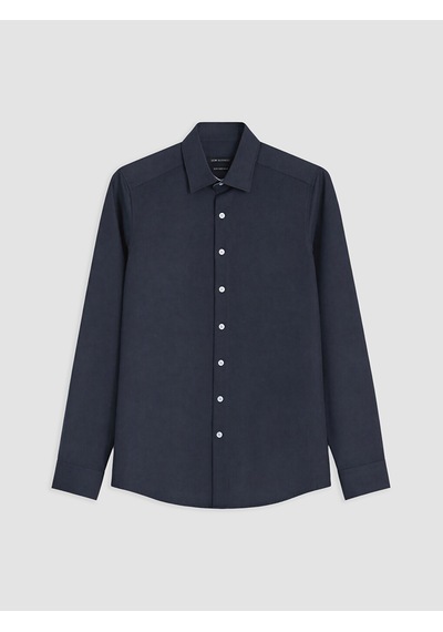 Lcw Busıness Lacivert Slim Fit Erkek Basic Gömlek