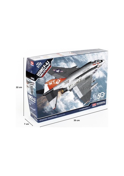 Academy 12556 1/72 Ölçek, F-4j Vmfa-232 Savaş Uçağı, Plastik Model Kiti-49518