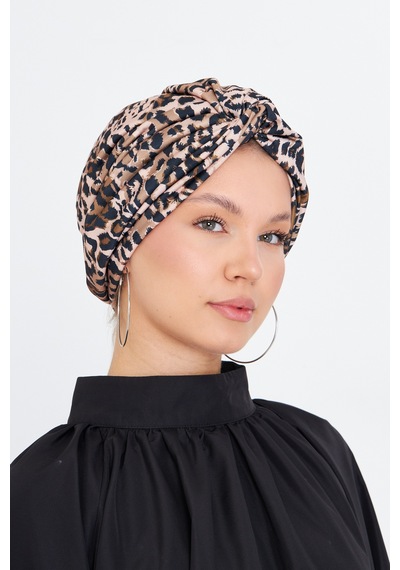 Hürrem Bone Pudra Çapraz Büzgülü Tesettür Bone Sandy Leopar Desen 2511 06 Pudra Hürrem Bone Pudra Çapraz Büzgülü Tesettür Bone Sandy Leopar Desen 2511 06 Pudra