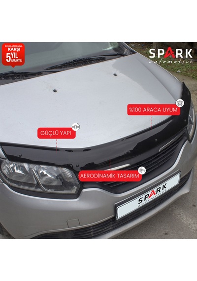 Renault Symbol 2013- Yılı Ve Sonrası Uyumlu Kaput Rüzgarlığı 3mm