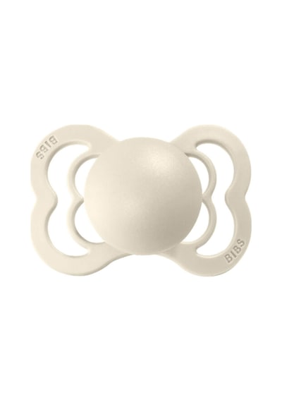 Bibs Supreme Silikon Emzik 0-6 Ay Ivory Pembe
