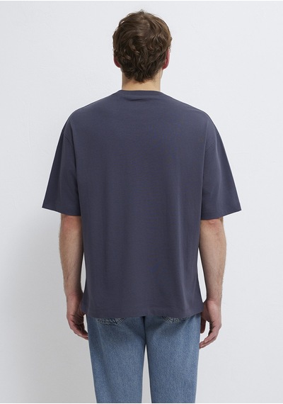 Mavi - Gri Basic Tişört 0613113-70101 Gri