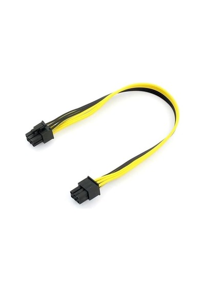 6 Pin Ekran Kartı Uzatma Kablosu 6 Pin Dişi Erkek Kablo 6 Pin Power Uzatma Kablosu 20 Cm