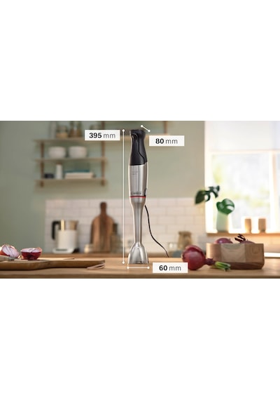 Bosch MSM6M974 Serie 6 ErgoMaster 1600 W Paslanmaz Çelik El Blenderı