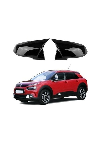 Cıtroen C4 Cactus Yarasa Ayna Kapağı Batman Parlak Siyah Piano Black