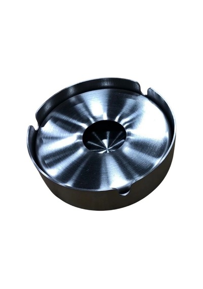 Tekli Büyük Üstü Kapalı Metal Küllük