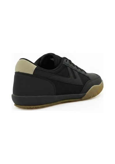 Letao Kauçuk Kaymaz Tabanlı Retro Sneaker Günlük Spor Ayakkabı Siyah