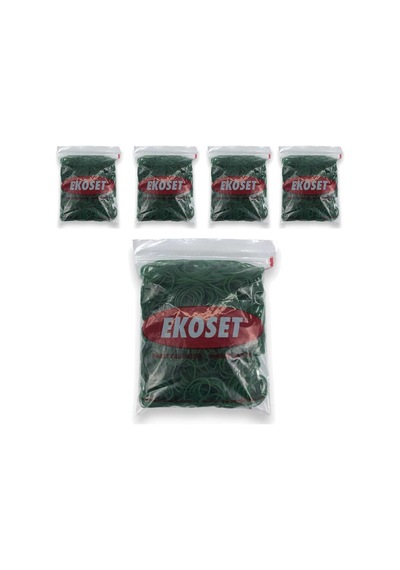 Yeşil Toka Lastiği 500 Gr 5'li Paket