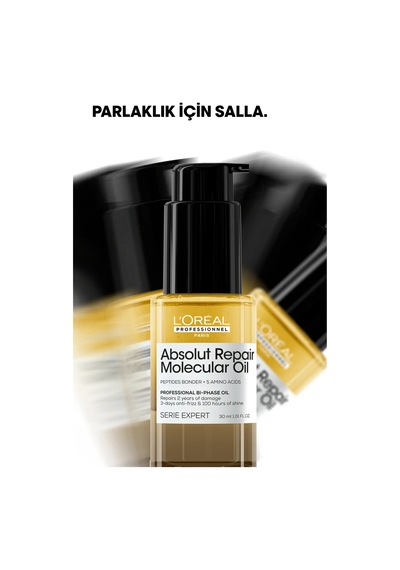 Absolut Repair Molecular Çift Fazlı Profesyonel Saç Bakım Yağı 30