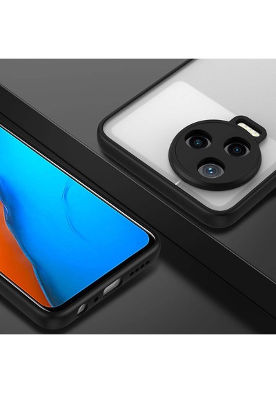 Nourthkiingdom İnfinix Note 12 Pro Kılıf Nrtk Hux Kapak - Siyah Siyah