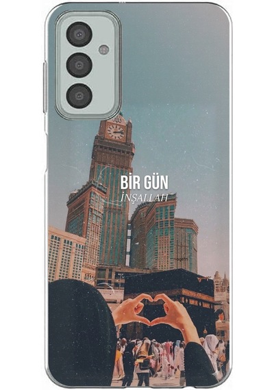 Samsung Galaxy M13-m23 Uyumlu Kabe Sevdası Baskılı Silikon Kılıf Renkli