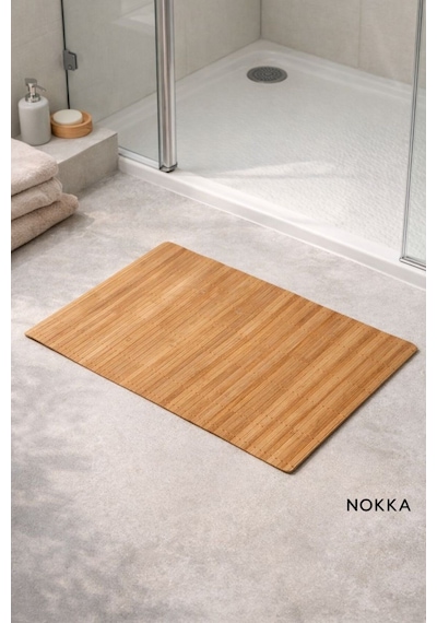 Bambu Mat, Kaydırmaz Bambu Paspas, 45x70 Cm Diğer
