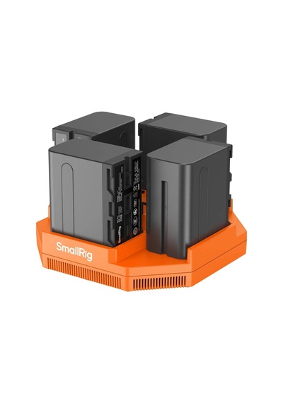 Smallrig 4834 Np-f970 4 Kanallı Kamera Pil Şarj Cihazı Ve 4 Pil Takımı
