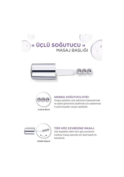 L'Oréal Paris Revitalift Filler Dolgunlaştırıcı Göz Bakım Kremi & Aydınlatıcı Göz Serumu & Roller pktfllrgzbkmst-9425
