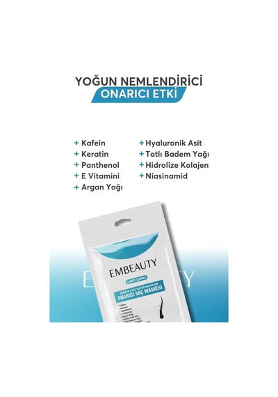 Lexroo Besleyici Onarıcı Saç Maskesi 30 Ml