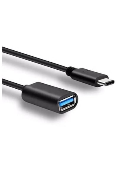 Qasul Type C Usb 3.0 Otg Adaptör - Çevirici Dönüştürücü Siyah