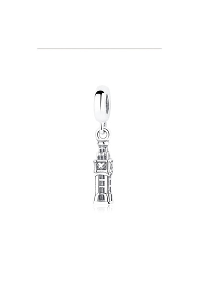Fubena Gümüş Renk Big Ben Sallantılı Charm